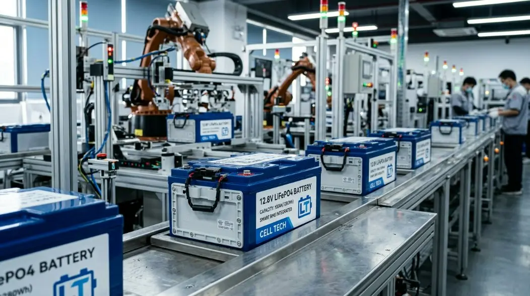 Κορυφαίο εργοστάσιο μπαταριών 12,8 V LiFePO4 στην Κίνα: Προηγμένος Έξυπνος Δημοτικός Φωτισμός & Συμμόρφωση 2026 EU Battery Passport